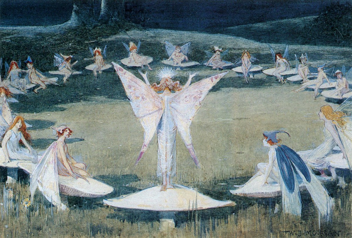 カトウ ニニ على تويتر 英国の画家ウォルター ジェンクス モーガン 1847 1924 イラストレーターとしても活躍していた彼の妖精画 は現代でも人気です が 彼の画業の中で妖精画はメインではなかったらしく ネットで探してもこの3点と 個人蔵のかなり不鮮明な1