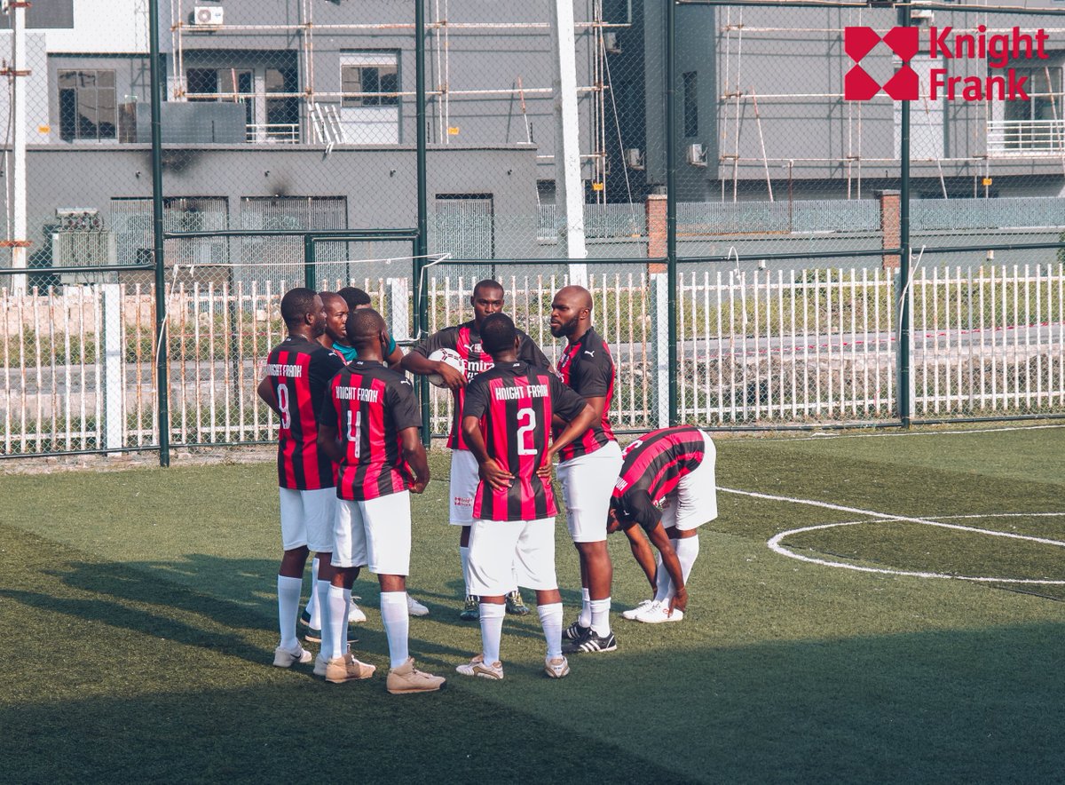 Knightfranknig's tweet photo. We are pleased to share some pictures from the friendly football match against @Northcourt_RE last week. The final score was 2-2. We had a quick 2 goal lead in the first half but were gracious enough to let it all end square.🤣

#KnightFrankNG #KnightFrank https://t.co/Q9ENPWrtEj