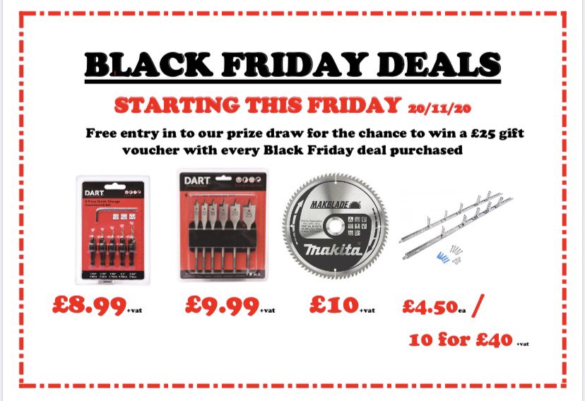 siisltd's tweet photo. ‼️EARLY BLACK FRIDAY DEALS START TOMMOROW‼️

Limited stock.

Be entered in to a free prize draw when purchasing one of our deals. 😃 #BlackFridayDeals https://t.co/90GnTwpGWd