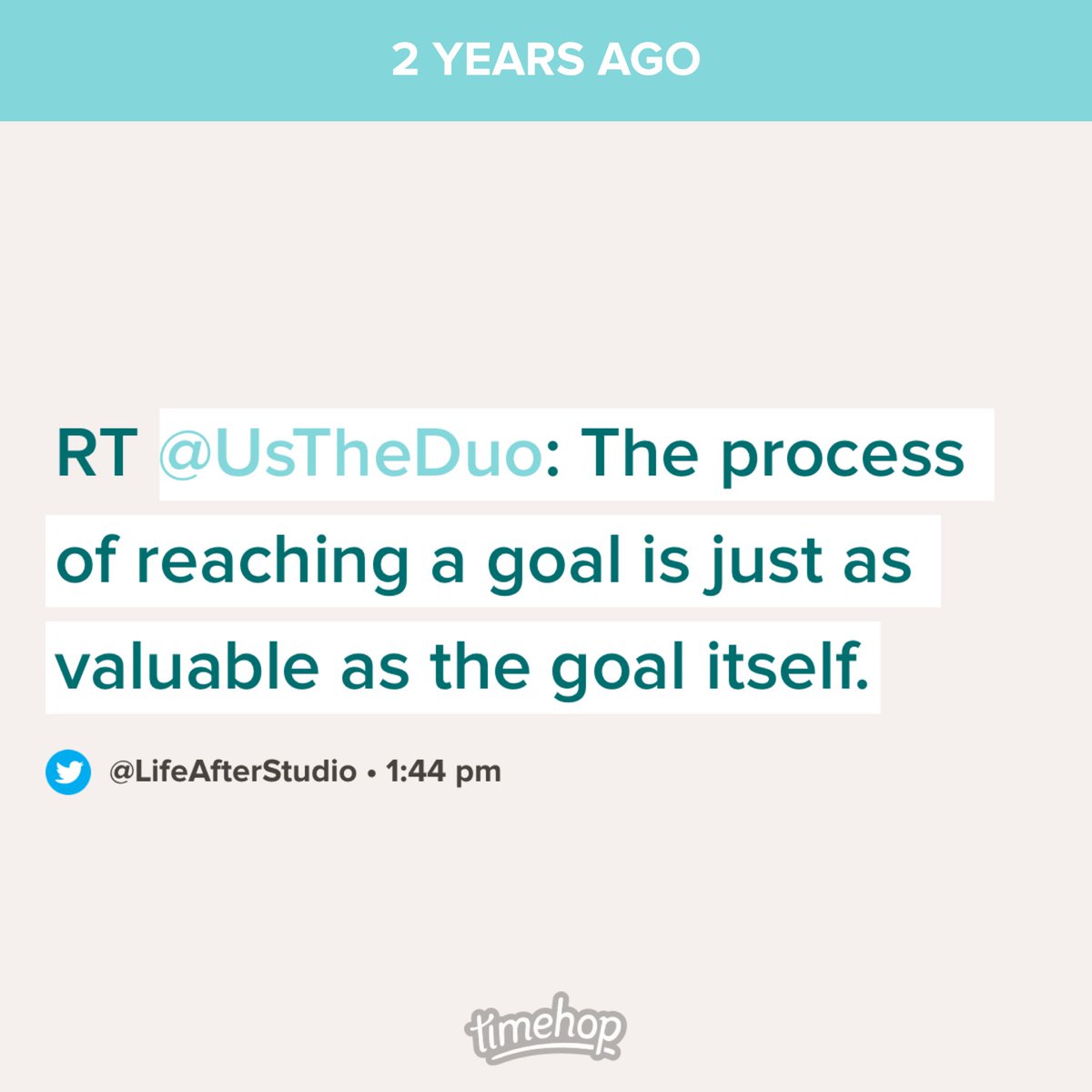 LifeAfterStudio's tweet image. ⁦@UsTheDuo⁩ #TrustTheProcess #ValueTheProcess