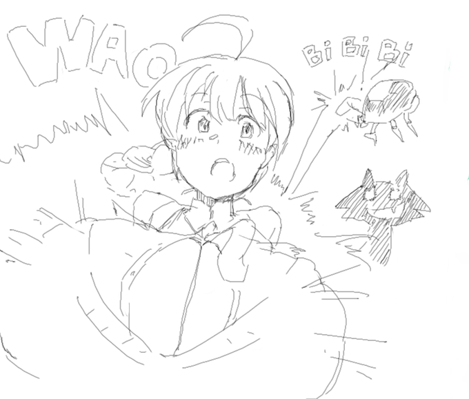 絵チャで描いたヤーツ | モモの水道水 #pixiv https://t.co/ujBRSIGnw4 

俺は2014年にビームで膨乳するリーネちゃんをすでに描いていた...だと…
おれは豊穣の神だったのかも知んねぇ... 