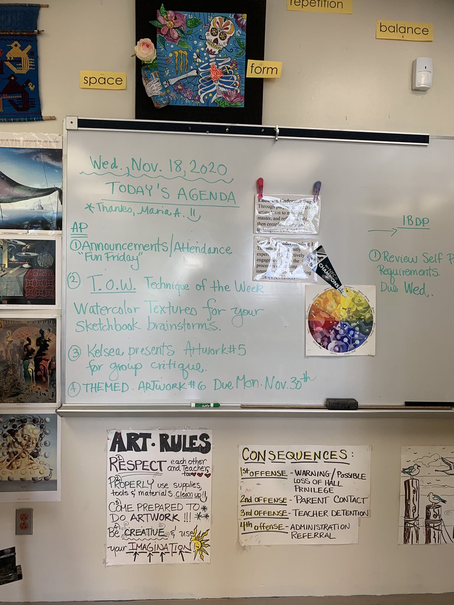 pcosme1908's tweet photo. #ArtRules at The Hill.
Literally.
Check out how @malissa_reese adapts her lessons so BOTH her virtual & B&M artists can stay engaged in her #AP art studio...all with a new camera stand for her iPhone!!! 🎨📲 #GeniusThinking #RockStarTeachers 🌟 https://t.co/PQ6UumqFIc