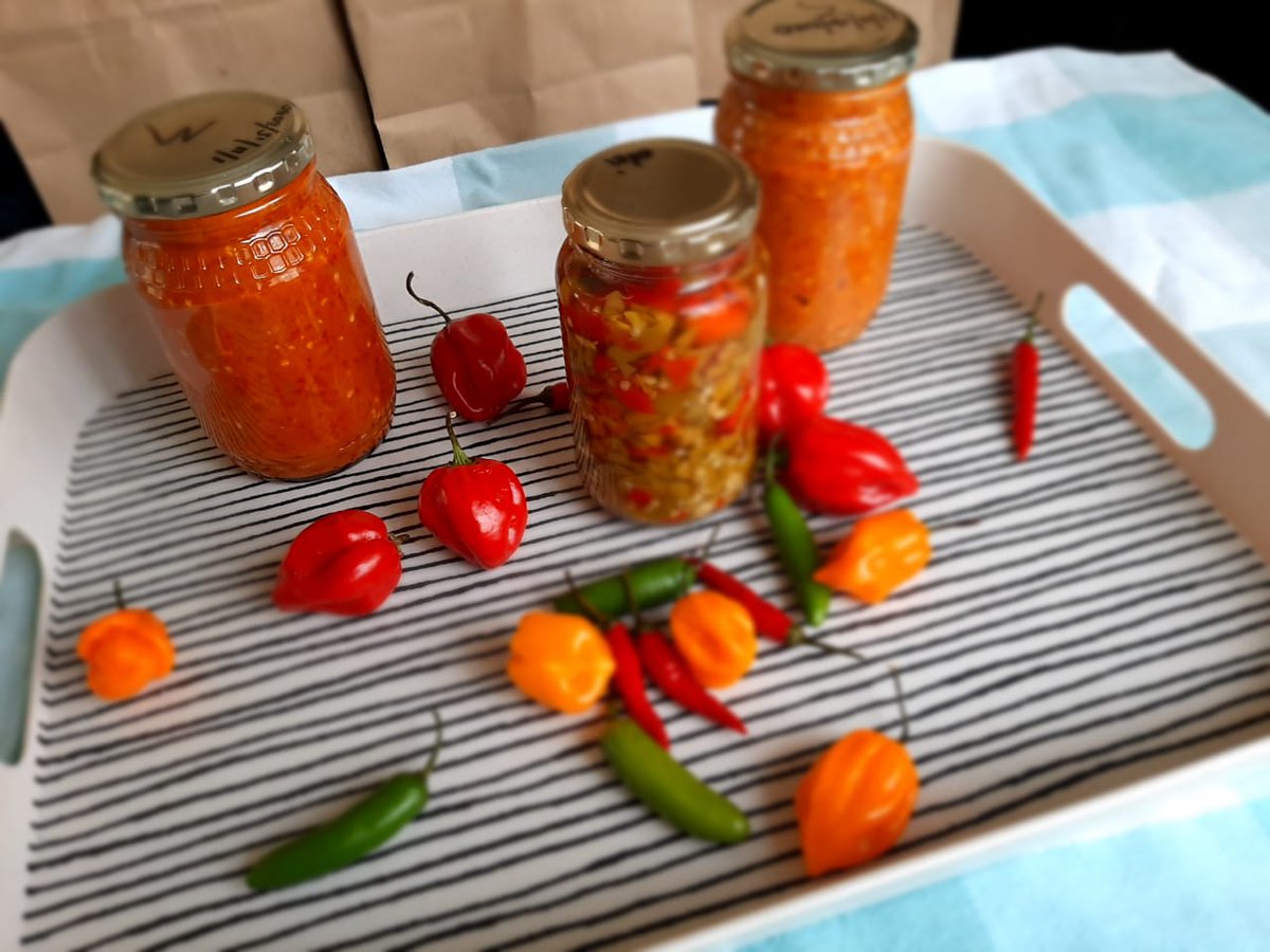 BaseKodu's tweet photo. Hey guys
My aunt is Selling some delicious chili sauce🌶  in Pretoria for R50. It will get delivered to you anywhere in Pretoria.
WhatsApp or call the following numbers for your chili sauce order
🟢081 544 3054
🟢065 844 9115 https://t.co/XVBSrDOkJ6