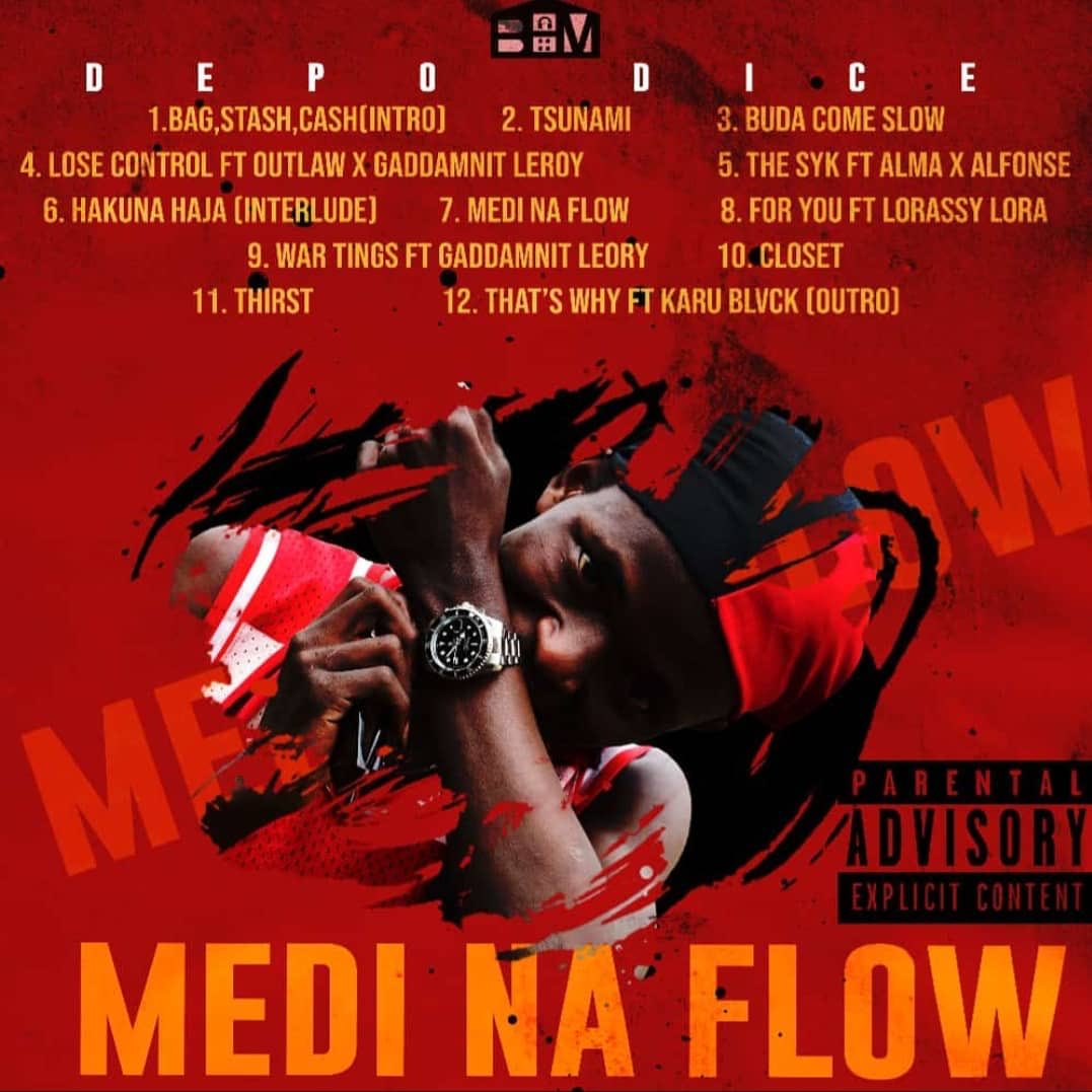 AdoVeliRadio's tweet photo. .@Depodice254 - Medi Na Flow
cc @budhousemusic
#Depodice #MediNaFlow #BudHouseMusic #2020KenyanAlbums #2020KenyanEps #2020KenyanEPsAndAlbums #AdoVeliPodcast #KenyanAlbums https://t.co/JXKLpZPzwD