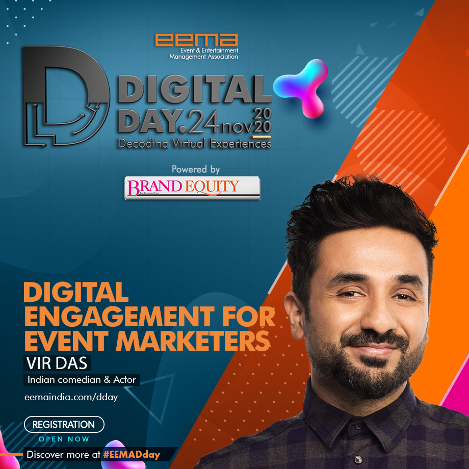 He made video calls watchable and created a comedy special from his virtual shows during the pandemic. Now he will help create conversations for your brands with audiences in the virtual space.​ Have you registered yet eemaindia.com/dday/