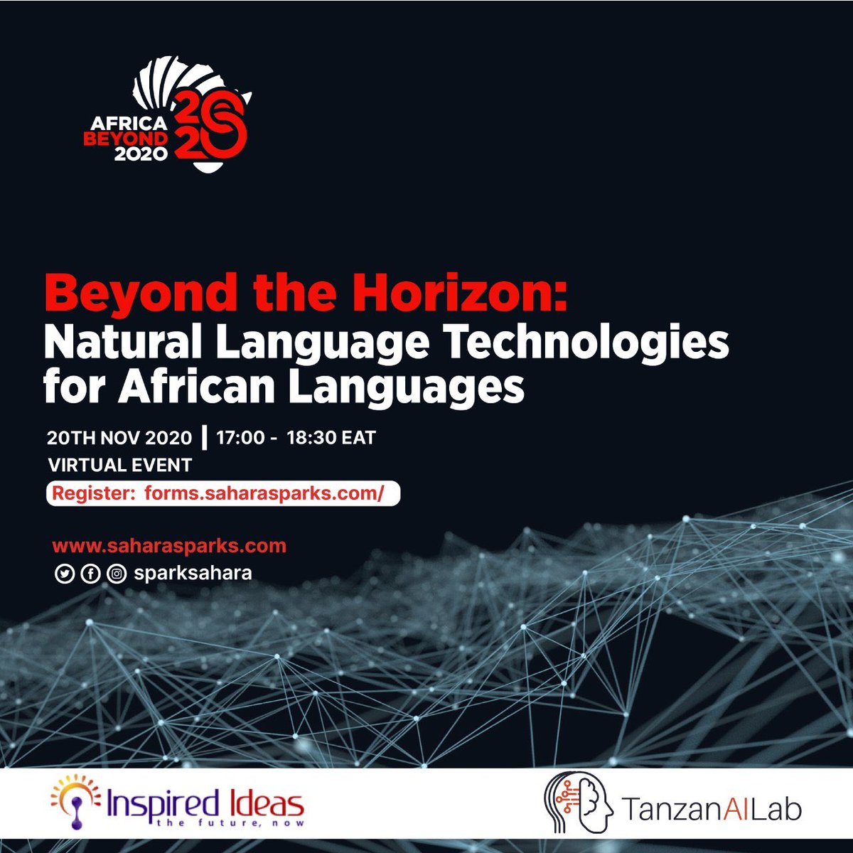ideas_inspired's tweet photo. Join us on Friday @SparkSahara to discuss #NLP for African Languages and the path to adapting them. With @ailabtz and @belltro 

🚀 5 PM EAT

Register Now: https://t.co/zuNUavY9ni

#AIForGood #TanzanAILab https://t.co/yT3Qic8Zre