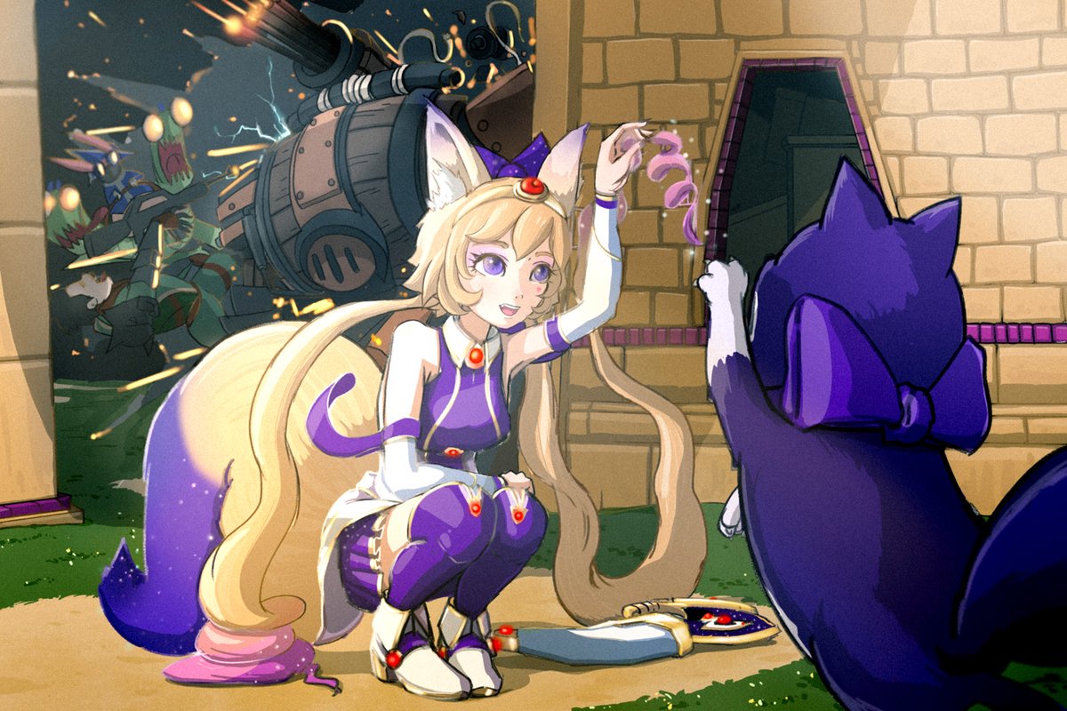 shiang155's tweet photo. IO play with Luna.
#Paladins #paladinsgame #paladinslewdart #FANART #IO
#painting #drawing #FOX #foxear #artwork #パラディンズ #女の子  #獣化 #狐 #獣耳 #きつね耳 #Stellar #Protector #Radiant #Star https://t.co/lCt4aa6sUp