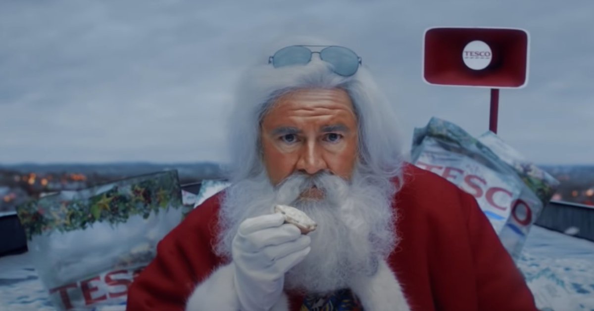 annajslater's tweet photo. I'm furious and thinking about boycotting @Tesco because its Christmas advert features a man with a white beard, and this doesn't represent me. Absolutely fuming about it. https://t.co/T2X6WT5mwd