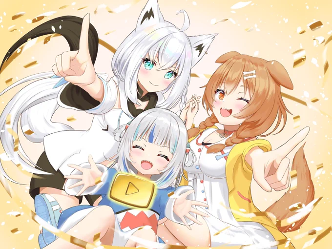 遅くなってしまいましたが、チャンネル登録者100万人本当におめでとうございます!!!?
#絵フブキ #できたてころね #gawrt 