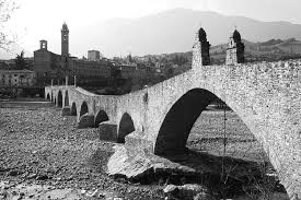 Ponte del Diavolo (officially Ponte Vecchio, also Ponte Gobbo) – Bobbio, Emilia Romagna, italy