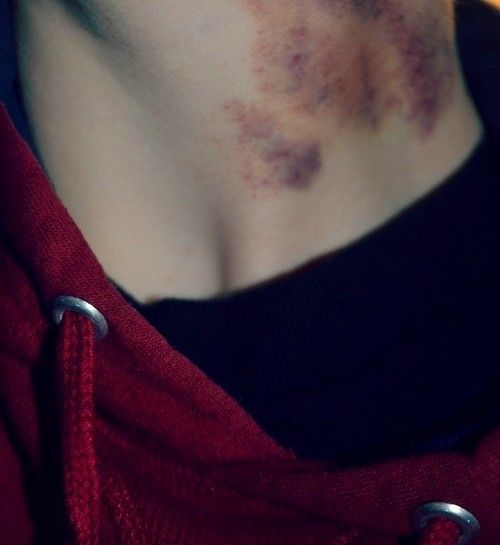 Paint me in purples, reds, and yellows.