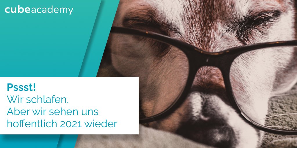 Cubeacademy1's tweet photo. Liebe cubeacademy-Community!

Ab Dezember gönnen wir uns einen kleinen Winterschlaf. 
Darum werden wir in den nächsten Monaten leider keine Online-Seminare mehr anbieten.
Danke für Eure Treue, Euer Engagement und Euer Interesse.
#cubeacademy #timetosaygoodbye #bye #2021 #danke https://t.co/bTbUzXDtdq