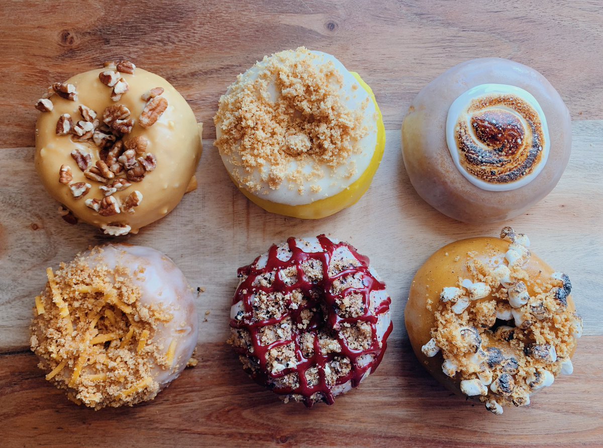 Give thanks with PIE DONUTS 🥧✨⠀ Pie Week is BACK‼️ In shops Mon the 23rd thru Wed the 25th ➕ THANKSGIVING morning by preorder only in North Philly! More deets & preorder for your Thanksgiving Table here: bit.ly/3kOwURw