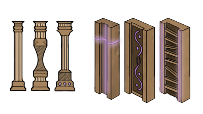 CharlotteLBeal3's tweet photo. some more of the art and assets for our game from yesterday. Deadline closing in now and we are feeling the pressure, but I am quietly confident we will get this done! #raisethegamejam @CharlieClarkDev @TyremanBen @JordanEady62 @ConorCliffe @bethmurc_art @UkieStudents https://t.co/R1aaX16nel