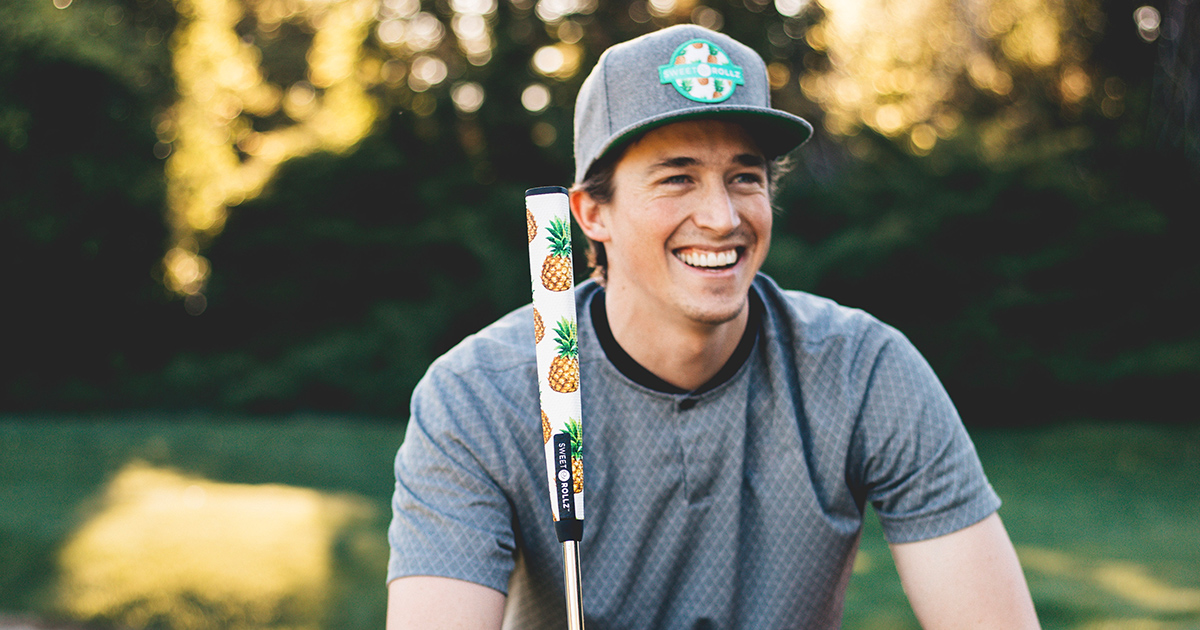 PGATSS's tweet photo. Now on the tee: Sweet Rollz.

Bold, unique, fun. These new putter grips breathe new life &amp; style into your short game with designs for every golfer.

Don't sacrifice performance - make a statement with #SweetRollz. Available in-store or online: https://t.co/NmTlGpQaoh

#PuttSweet https://t.co/viGs6H3UCI