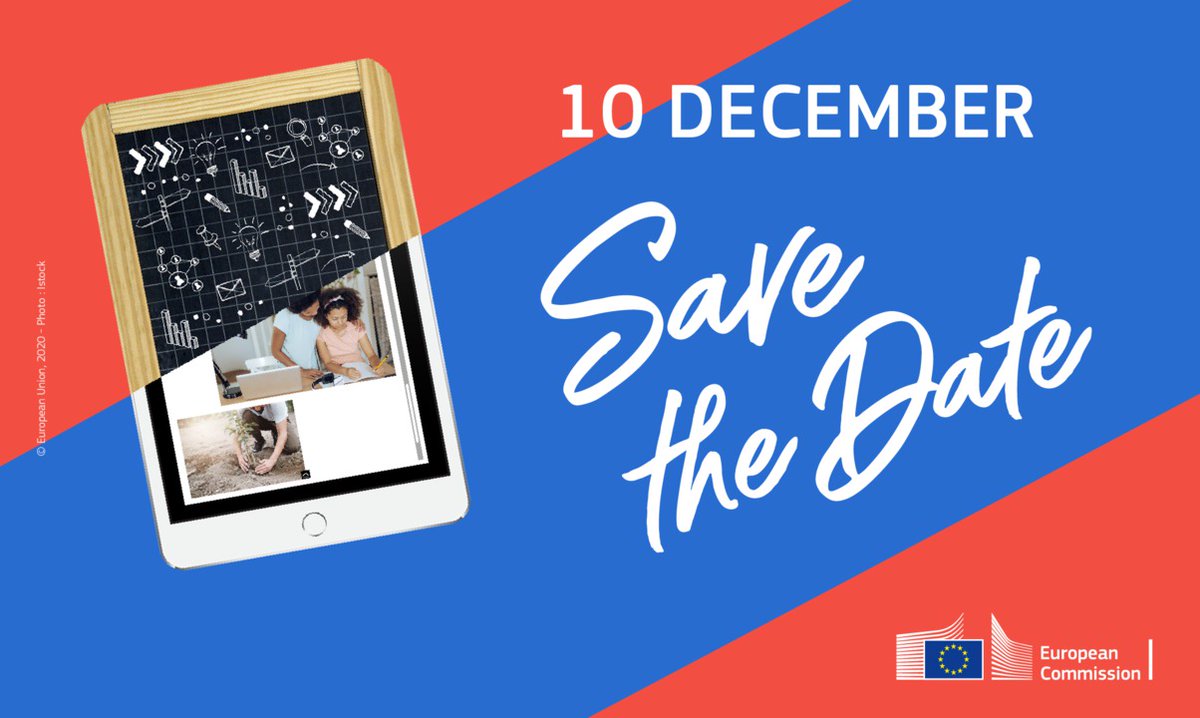 Europe is at a key moment. The pandemic has put our health systems &amp; our resilience to the test. We face many challenges: climate change, the digital shift... To turn them into opportunities we will have to transform education &amp; training. Together.

10 December. #SaveTheDate