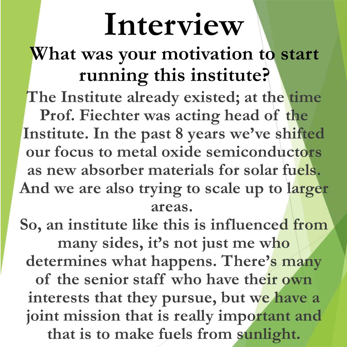 SolarFuels_HZB's tweet photo. Welcome to another one of our formats: Interviews🎙
Today we start with introducing our head of institute:
Prof. Dr. Roel van de Krol.

#HZBinterviews #interview 
#hzb #helmholtz #berlin #solarfuels #solarenergy #solarebrennstoffe #solarenergie #science #environment #climate https://t.co/NCjEokX0mt