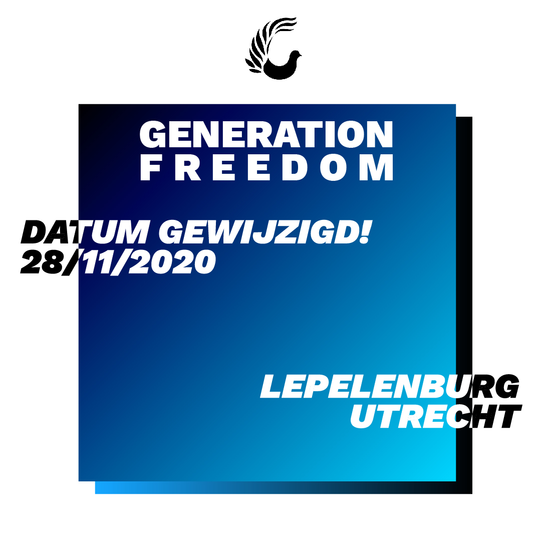 generationfree8's tweet image. !! DATUM GEWIJZIGD !!!
Wij maken ons zorgen over onze toekomst. Wij willen onze vrijheid terug. Zaterdag 28 november staat in teken van verbinding en samenkomen. Wij hopen jullie allen te zien in Utrecht, Lepelenburg Park!
gofundme.com/f/generationfr…  
. 
#generationfreedom