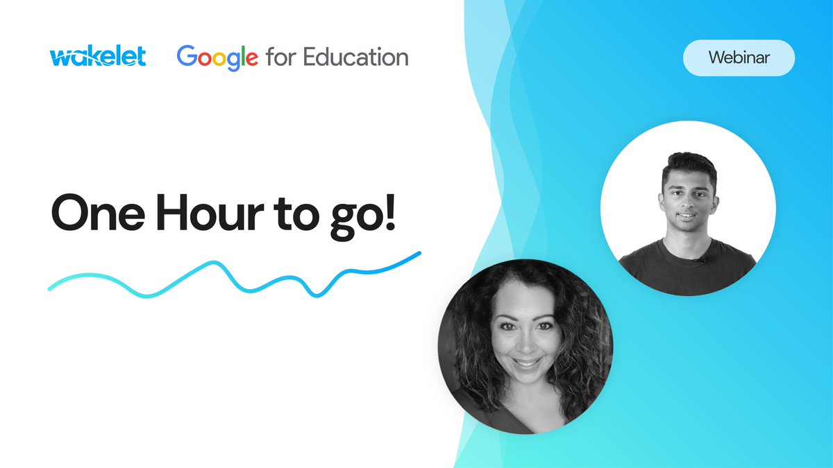 wakelet's tweet photo. Join us in one hour for our latest Community Special webinar!🤗

@kyteijas will be joined by @TxTechChick for a conversation about Distance Learning with @GoogleForEdu &amp; Wakelet!💙
  
There are still a few seats available - sign up here!
https://t.co/XMW9g9o1sy https://t.co/lI3eIAvprf