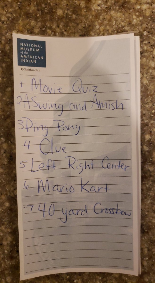Jerb1979's tweet photo. So Markie n Jay are having a 7 night game decathlon competition to decide who gets the final garage parking spot. Every night is the best of 7, last night was kicked off with movie quiz won by Markie and tonight is a Swing n Amish. #myfamilyismywealth #siblinggames #my$onMarkie https://t.co/2vlYdgrrtK
