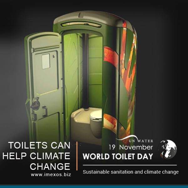 iMEXOS_spain's tweet photo. Celebramos el día de hoy 19 de Noviembre el "Día Mundial del #sanitario" -  #WorldToiletDay #UnitedNations

4.2 Billones de personas viven o trabajan sin acceso a un #Saneamiento portátil o #lavabos adecuadamente instalados.

Ayúdanos a divulgar este mensaje. 
@ImexosSebastian https://t.co/fdUzxdgvGy