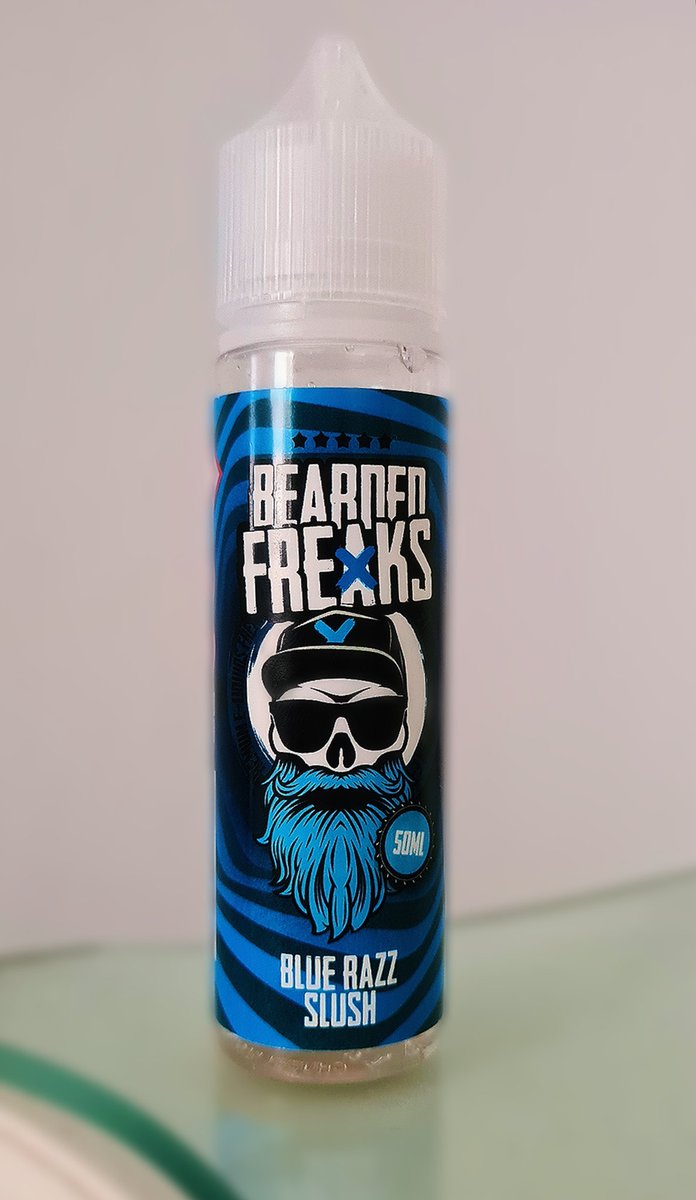 I'm loving the flavours from this juice. Blue raspberry with a menthol smooth finish 👌 
<a href="/bearded_freaks/">Bearded Freaks E-Liquid</a> 
<a href="/vibeavape/">🔞 The_Final_Rabbit 🔞</a> 
#beardedfreaks #bluerazzslush