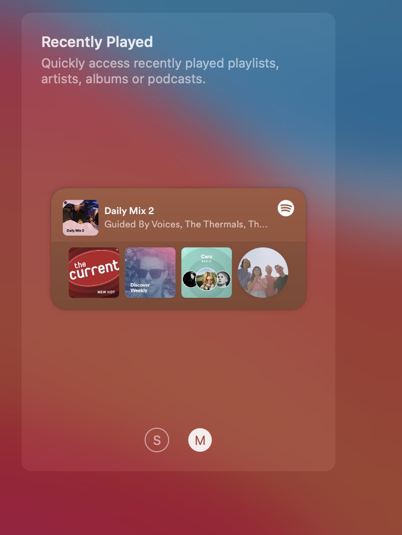 Dieter Bohn Spotify Widget On M1 Mac T Co Or6rzkr0qd Dieter Bohn Spotify Widget On M1 Mac T Co Or6rzkr0qd