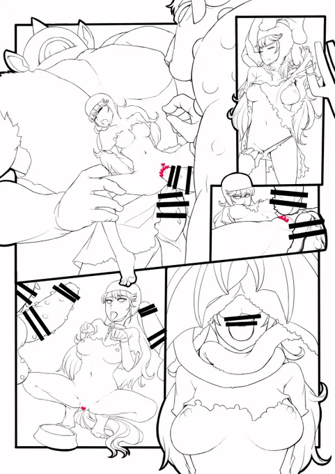 #皆さん線画と塗った後をみせてください
(R-18)毎度毎度後から付け足しが多い。コマ数すら変わってるやんけ 