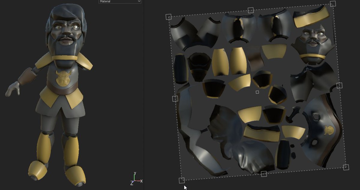 EPerry017's tweet image. And here's the dwarf finally painted by @MharkCudal for @UkieStudents #raisethegamejam #gamedev