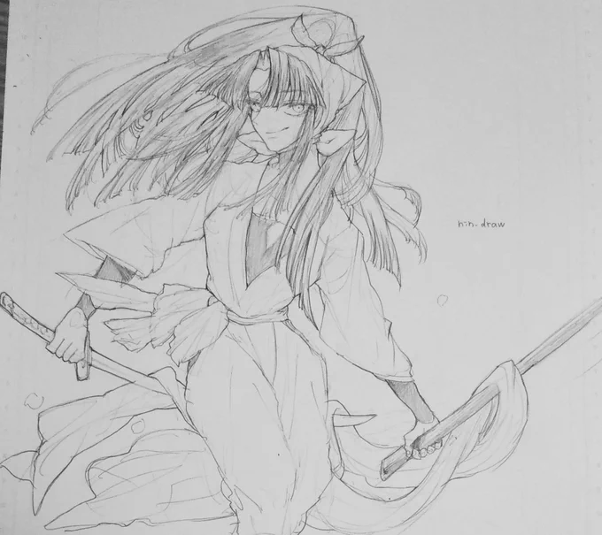 #nin_draw 
トモミちゃんはくノ一!! 