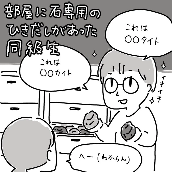 鉱物好きの同級生を思い出した 