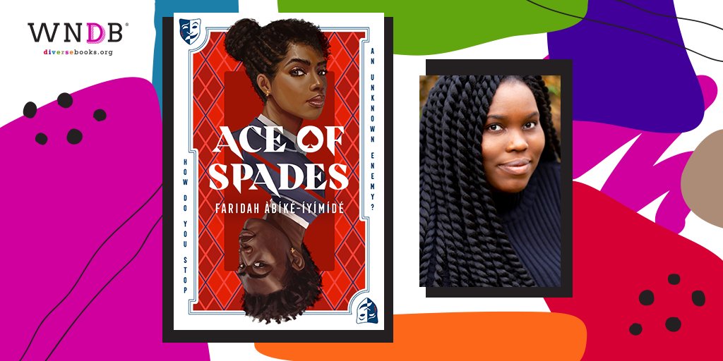 Graphic that features a headshot for the author and cover art for the book, along with the WNDB logo.