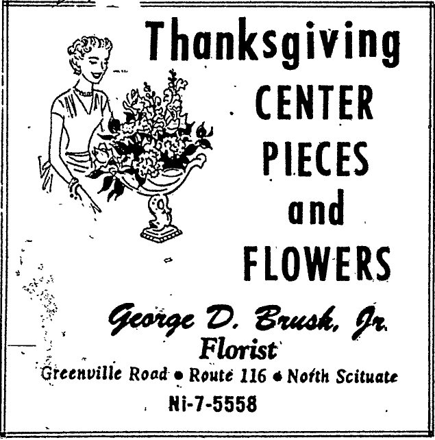 greenvillelibri's tweet photo. #ThrowbackThursday From our digital archive of "The Observer": Thanksgiving advertising, 1959. https://t.co/waUYPsSKSO