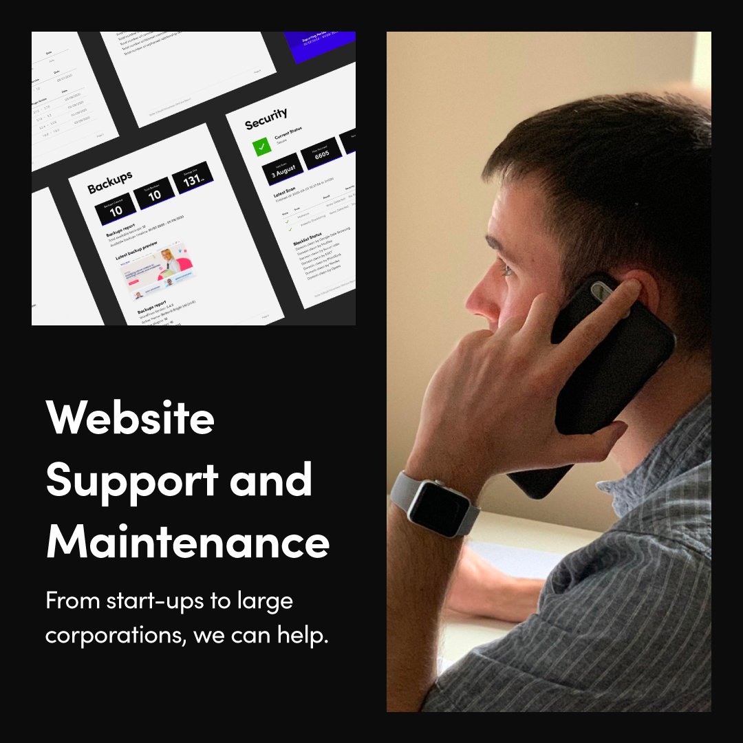 DevignLtd's tweet photo. Get more from your website with an all in one website support and maintenance package for your business.

We’ll help, support and guide you through your website whenever you need, and if you feel like you want us to take the reins, that’s no problem. https://t.co/W5vofAIoZJ