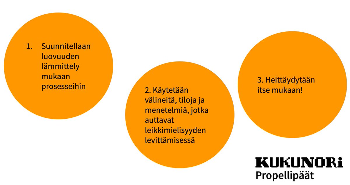Propellipaat's tweet photo. Tänään syväsukellettiin toisen kerran #kokeilukulttuuri'n aaltoihin! Propellipäiden muutosmuotoilupäällikkö @MillaOrvokkiM esitti kolme pointtia luovan ideoinnin tueksi 👇

#kokeilut #kokeilevakehittäminen @Kukunoriry https://t.co/r9r3uEuFFn