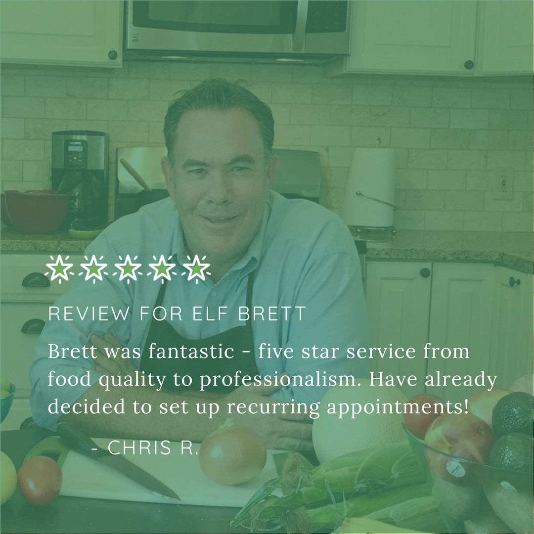 We hire great chefs who are also really nice humans, like Chef Brett of our South Austin team. Meet your Elf: dinnerelf.com