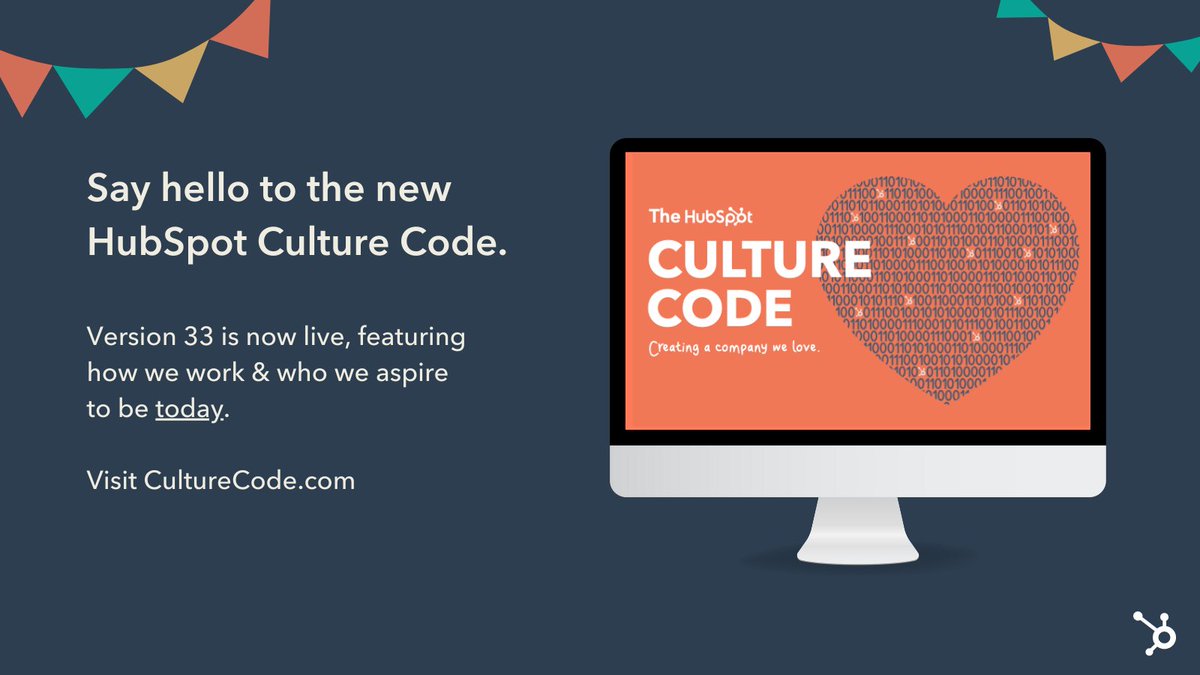 People grow and culture needs to grow with them. That’s why we just updated the HubSpot Culture Code, based on employees’ feedback! Visit CultureCode.com to learn how we’re building a culture where people can do their best work, today. #hubspotlife