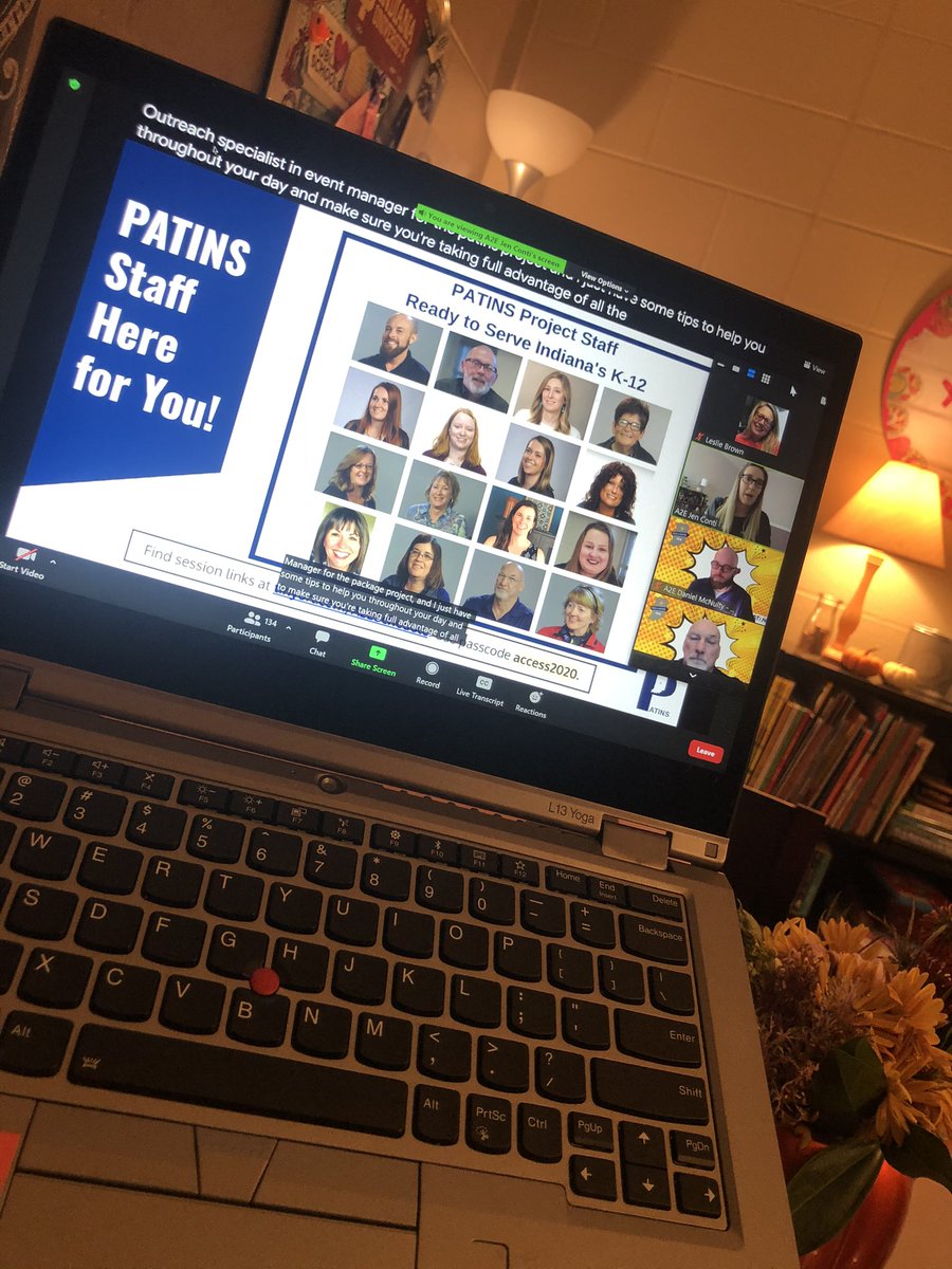 labrownbx's tweet photo. Virtual and READY! Let’s do this #A2E2020! #learningfromafar #PatinsIcam @HSE_ATNinja @coltsmamma4 https://t.co/hz3LPjI6B7