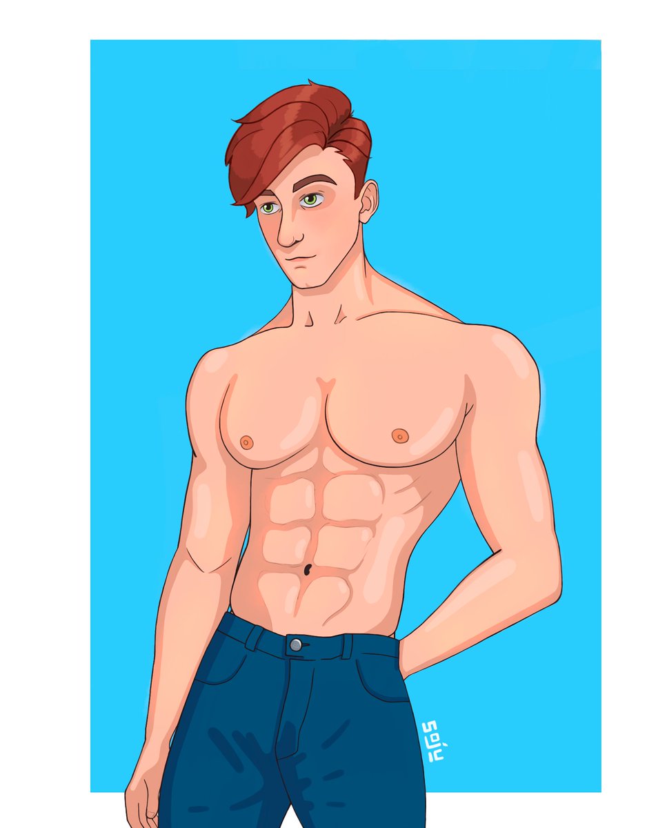 NickSoju's tweet photo. Stardew Valley Alex. My favorite😍
#StardewValley #StarDewValleyAlex #Bara #fanart #GayArt https://t.co/ker0JCLP8s