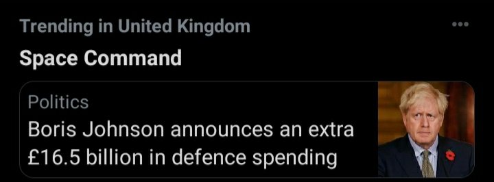 RAeSTimR's tweet photo. 'Trending in United Kingdom' ;) #DefenceSpace2020 https://t.co/atmYocadcw