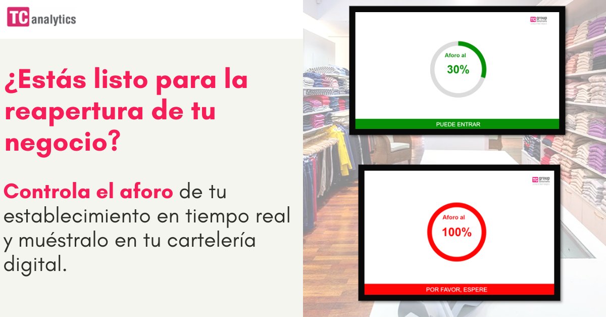 🔴🟢 Una de las medidas que afectan actualmente a establecimientos es la exigencia de su control del aforo con el objetivo de limitar su #afluencia y asegurar el #DistanciamientoSocial.
Descubre nuestra solución: blog.tcgroupsolutions.com/es/control-de-…
#controldeaforo #COVID19 #cierreamedida