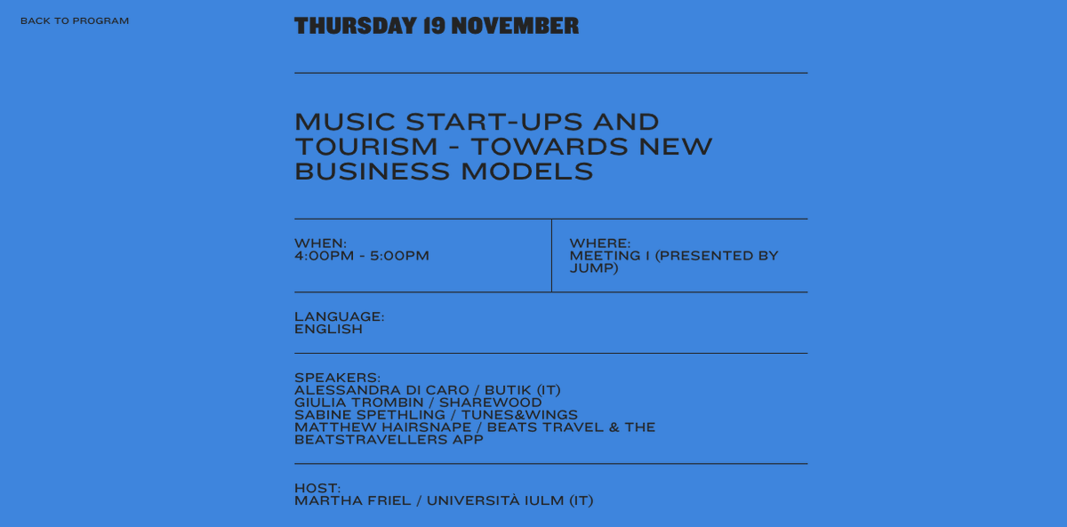 Quali sono gli ambiti di innovazione più interessanti oggi nel rapporto tra turismo e musica per la ripresa? Quali contributi dal mondo delle start-up? Oggi a <a href="/linecheck_it/">Linecheck Official</a> dalle 16.00 con <a href="/we_are_butik/">Butik</a> <a href="/GoSharewood/">Sharewood</a> #TheBeatstraveller #tunes&amp;wings
