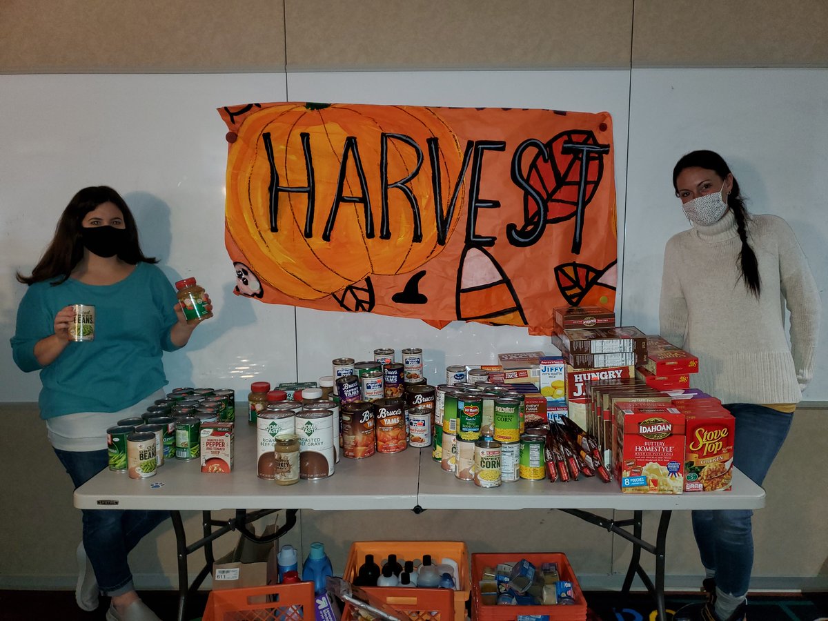 AGCharter's tweet photo. Basket Brigade reminder that donations are being accepted until tomorrow, 11/20 at both campuses. As a result of your generosity, we will be preparing 60 holiday meal baskets.  
  
Contact Jen Azzara at Jazzara@agcharter.org with questions

#agcharter #forwardtogether #agcscares https://t.co/gvNwRDMMCI