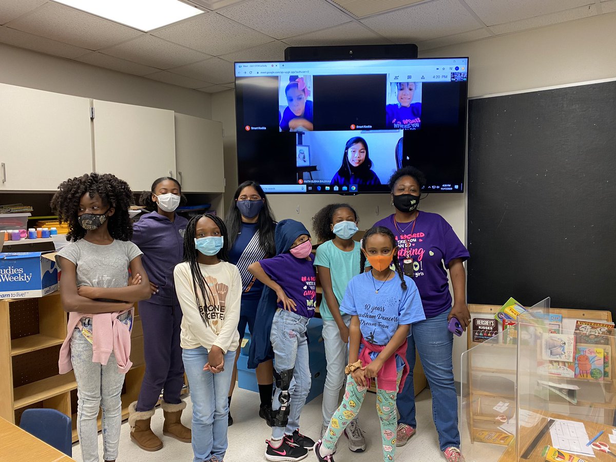 Lilfoxykat's tweet photo. The GLO girls are becoming leaders by sharpening their STEM skills. They did an awesome job! Thank you to all that helped out. #soaringsteadhamsty @Steadham_Eagles @gisdnews @ https://t.co/MVPRh7hXwe