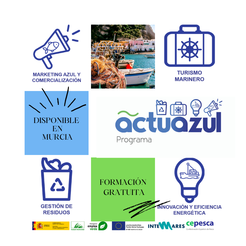 ¿Te interesa emprender en turismo marinero?

Si eres mujer menor de 35 años y resides en la Región de Murcia, nuestro asesoramiento gratuito está hecho para ti.

Más información en actuazul@gmail.com