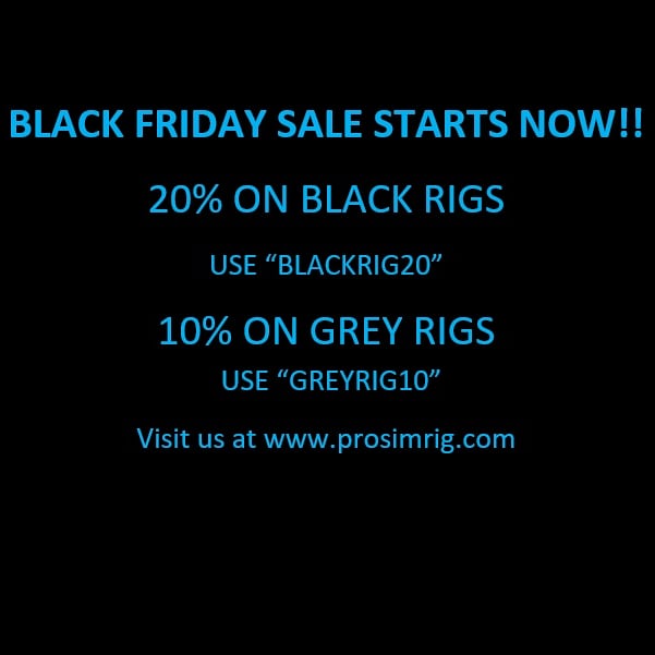 ProSimRig's tweet photo. Black Friday sale starts now!!
Visit us at https://t.co/nhNFycUsNt
#prosimrig #simracing #iracing
#AssettoCorsa #Racing #RacingGame https://t.co/qReiVld7yW