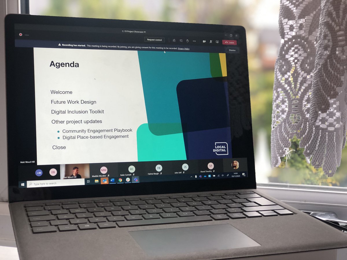 egle_a_ieva's tweet image. And we’re off with our 1st, fully digital C-19 project showcase! Hearing from 4 #LocalGov #LocalDigital projects about how they find new ways of working and ensure digital inclusion. #LocalDigitalC19Challenge #FutureWorkDesign more info about projects here-localdigital.gov.uk/c-19-challenge…