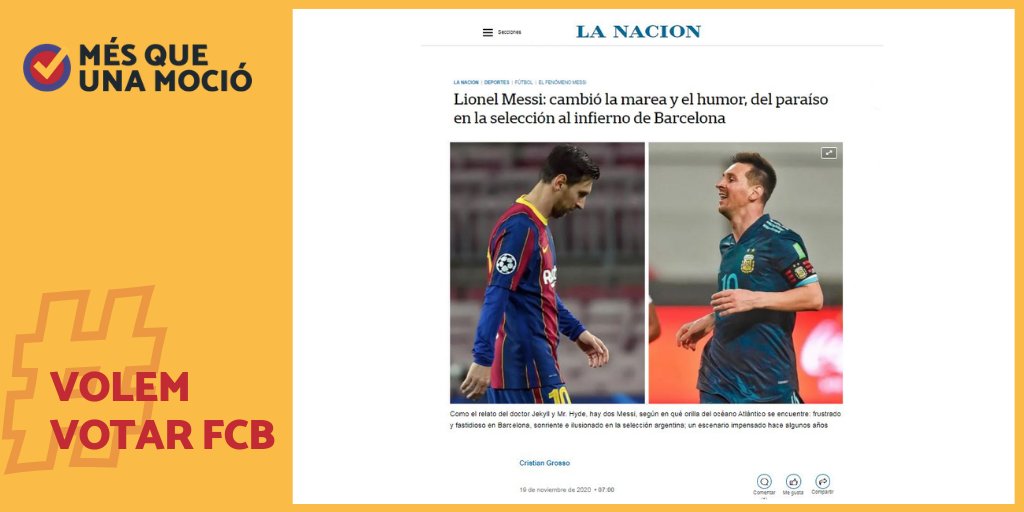 🚨Així va tornar #Messi d’Argentina. El que era el seu paradís, ara és el seu infern. 

⏳Recordem que pot negociar amb qualsevol equip des del 01/01/21. 

🗳Les eleccions al 24/01 fan impossible qualsevol negociació per evitar perdre al millor de la història

#VolemVotarFCB