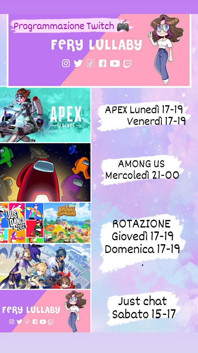 Ferylullaby1's tweet photo. NUOVO PROGRAMMA #twitch
Vi aspetto sul mio canale da questo sabato 21/11 🥰 #cosplay #gamergirl
Emoticon in regalo per i sub ~ 
Volete giocare assieme? Seguitemi!
https://t.co/zwrzoqD3vu https://t.co/acvJGZyrwF