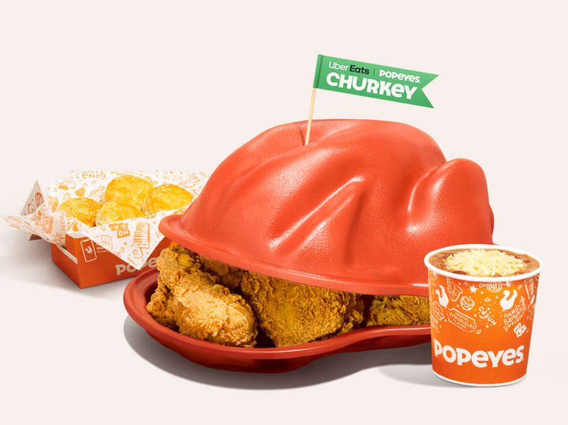 SideOfFriesPod's tweet photo. One of our favorites, @PopeyesChicken, is offering a “churkey” combo meal for Thanksgiving. Kinda feel like we need more side dishes for $20? https://t.co/l0PnJrPda5
